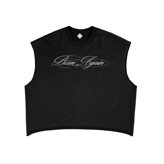 "BORN AGAIN" HEAVY FRENCH TERRY TANK